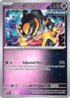 Iron Boulder 046/131 Reverse Holo Prismatic Evolutions