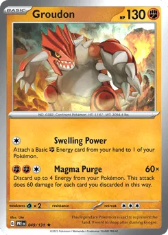 Groudon 049/131 Holo Prismatic Evolutions