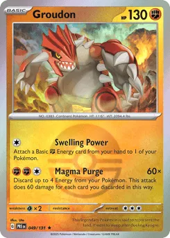 Groudon 049/131 Poké Ball Prismatic Evolutions