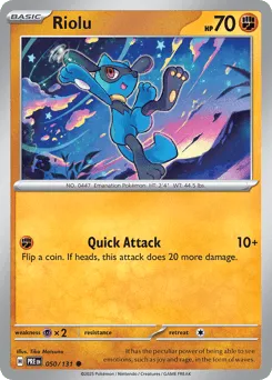 Riolu 050/131 Normal Prismatic Evolutions
