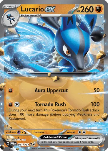 Lucario ex 051/131 Prismatic Evolutions