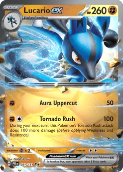 Lucario ex 051/131 Holo Prismatic Evolutions