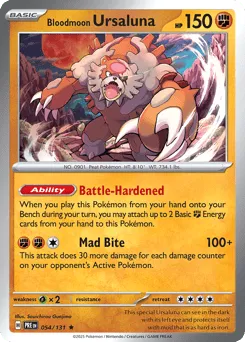 Bloodmoon Ursaluna 054/131 Holo Prismatic Evolutions
