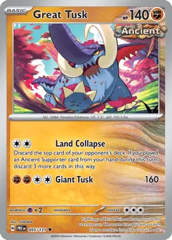 Great Tusk 055/131 Normal Prismatic Evolutions