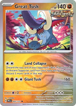 Great Tusk 055/131 Poké Ball Prismatic Evolutions