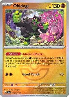 Okidogi 057/131 Poké Ball Prismatic Evolutions