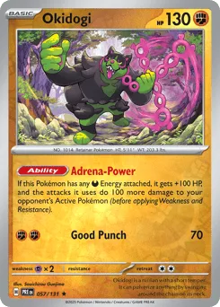 Okidogi 057/131 Reverse Holo Prismatic Evolutions