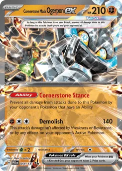 Cornerstone Mask Ogerpon ex 058/131 Prismatic Evolutions