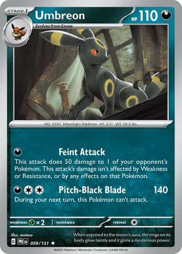 Umbreon 059/131 Prismatic Evolutions