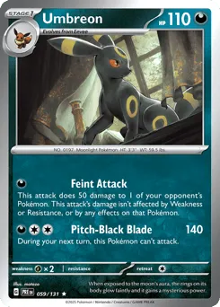 Umbreon 059/131 Holo Prismatic Evolutions