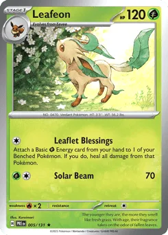 Leafeon 005/131 Holo Prismatic Evolutions