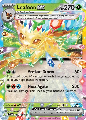 Leafeon ex 006/131 Prismatic Evolutions