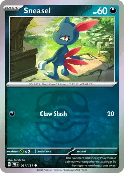 Sneasel 061/131 Master Ball Prismatic Evolutions