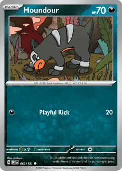 Houndour 062/131 Normal Prismatic Evolutions