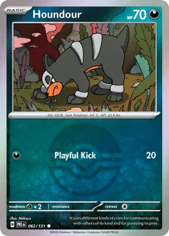Houndour 062/131 Poké Ball Prismatic Evolutions