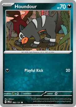 Houndour 062/131 Reverse Holo Prismatic Evolutions