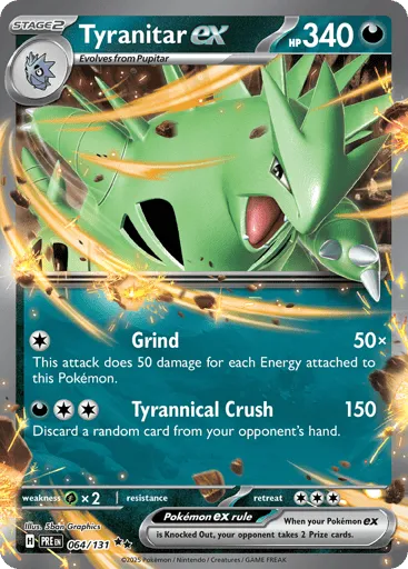Tyranitar ex 064/131 Prismatic Evolutions