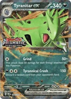 Tyranitar ex 064/131 Expansion Stamp Prismatic Evolutions