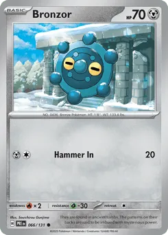 Bronzor 066/131 Normal Prismatic Evolutions