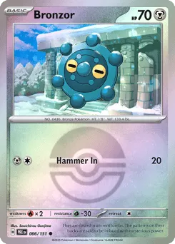 Bronzor 066/131 Poké Ball Prismatic Evolutions