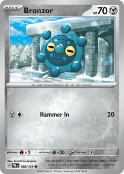 Bronzor 066/131 Reverse Holo Prismatic Evolutions
