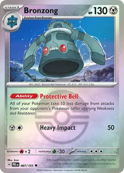 Bronzong 067/131 Poké Ball Prismatic Evolutions