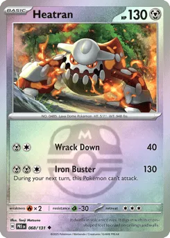 Heatran 068/131 Master Ball Prismatic Evolutions