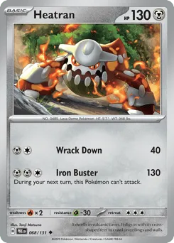 Heatran 068/131 Normal Prismatic Evolutions