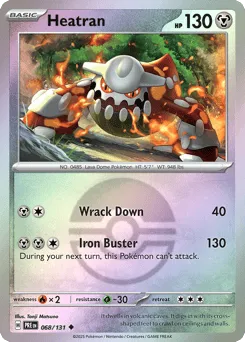 Heatran 068/131 Poké Ball Prismatic Evolutions