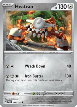 Heatran 068/131 Reverse Holo Prismatic Evolutions
