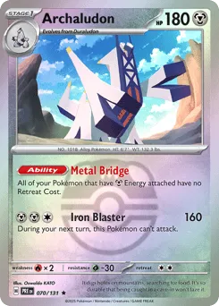 Archaludon 070/131 Master Ball Prismatic Evolutions
