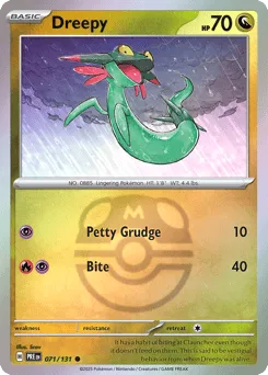 Dreepy 071/131 Master Ball Prismatic Evolutions