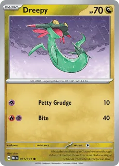 Dreepy 071/131 Normal Prismatic Evolutions