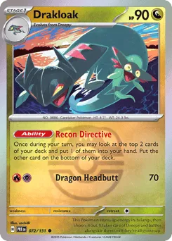 Drakloak 072/131 Master Ball Prismatic Evolutions