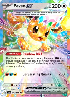 Eevee ex 075/131 Holo Prismatic Evolutions