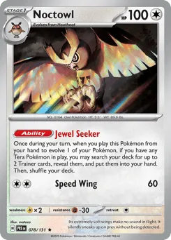 Noctowl 078/131 Prismatic Evolutions