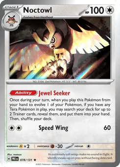 Noctowl 078/131 Holo Prismatic Evolutions