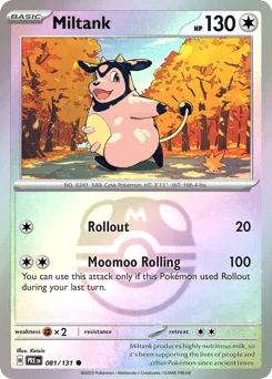 Miltank 081/131 Master Ball Prismatic Evolutions