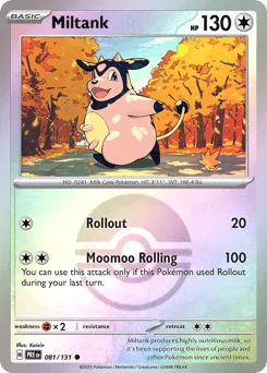 Miltank 081/131 Poké Ball Prismatic Evolutions