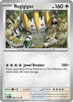 Regigigas 086/131 Prismatic Evolutions