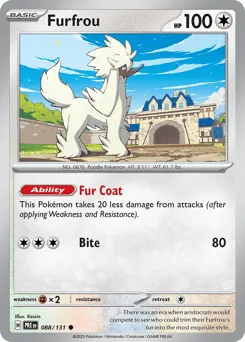 Furfrou 088/131 Normal Prismatic Evolutions