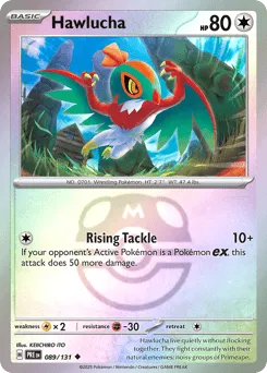 Hawlucha 089/131 Master Ball Prismatic Evolutions