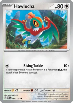 Hawlucha 089/131 Normal Prismatic Evolutions