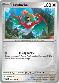 Hawlucha 089/131 Reverse Holo Prismatic Evolutions