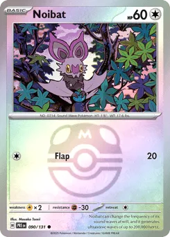 Noibat 090/131 Master Ball Prismatic Evolutions