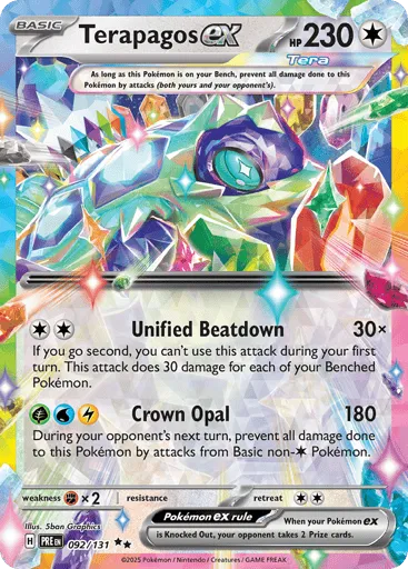 Terapagos ex 092/131 Prismatic Evolutions