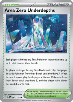 Area Zero Underdepths 094/131 Normal Prismatic Evolutions