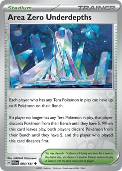 Area Zero Underdepths 094/131 Reverse Holo Prismatic Evolutions