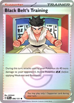 Black Belt's Training 096/131 Poké Ball Prismatic Evolutions