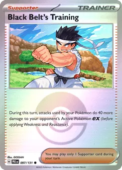 Black Belt's Training 097/131 Poké Ball Prismatic Evolutions